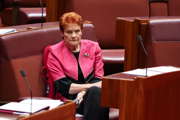 Pauline Hanson is on an electoral high.