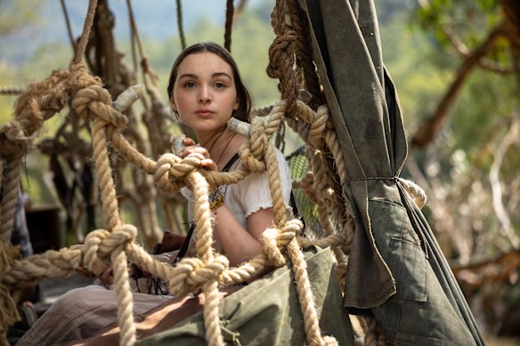Chloe Jean Lourdes plays Sarah, the daughter of Brendan Cowell’s character Henry, in Last Seen.