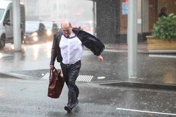 Sydney experienced between 60 and 100 millimetres of rain overnight and more on Friday morning.