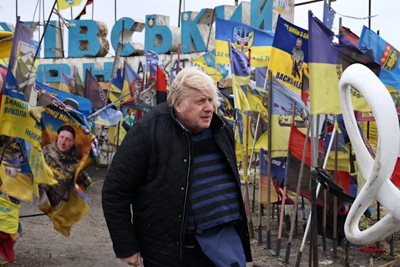 Johnson’s ardent support for Ukraine has won him enduring popularity there.