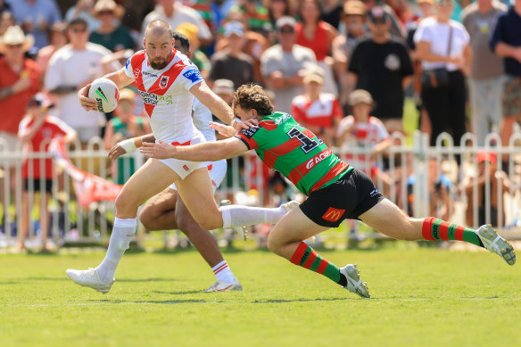 Clint Gutherson looked good for the Dragons in their trials.