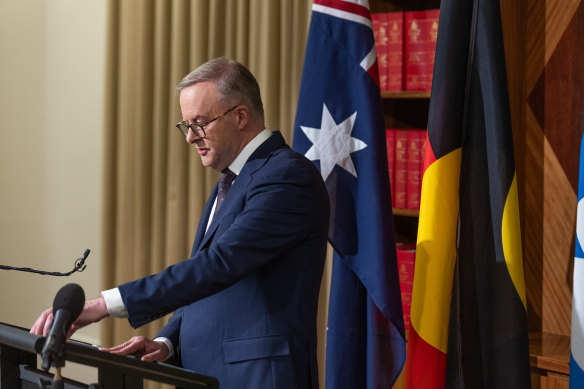 The Prime Minister, Anthony Albanese, defended his government’s response to the crisis in Israel and Gaza at a press conference in Melbourne on Wednesday afternoon. 