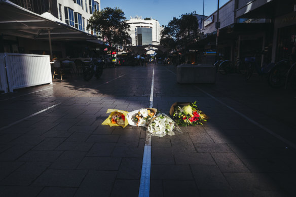 Bondi Junction Westfield and streets surrounding the shopping centre were locked down on Sunday morning.