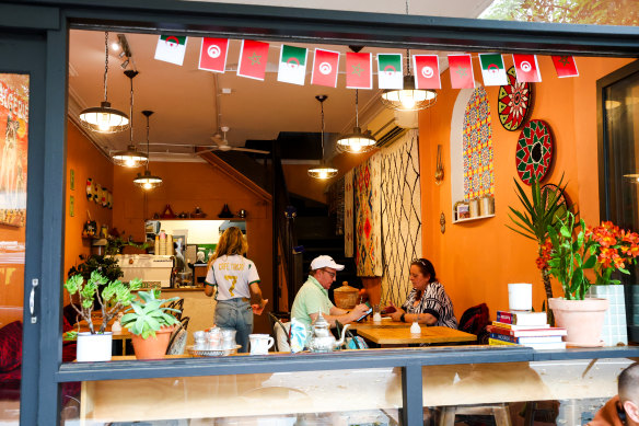 Cafe Tanja pulls people up in their tracks.