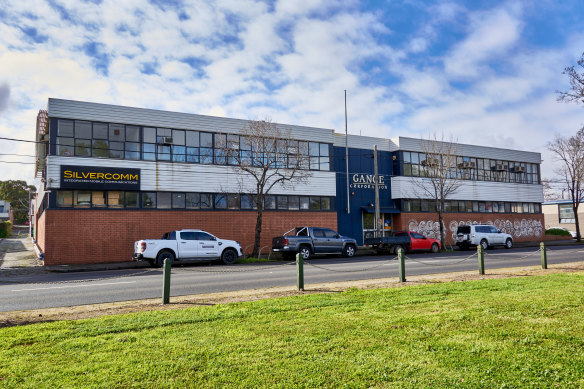 Taxi tycoons, the Gange family, has listed a Clifton Hill office-warehouse for sale at 26-42 Alexandra Parade.