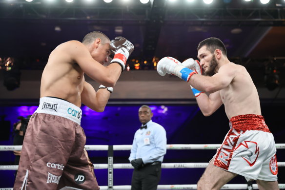 Tim Tszyu was overmatched from the opening exchanges.