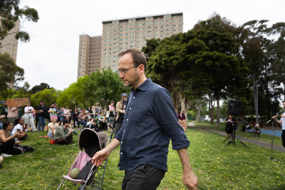 Federal Greens leader Adam Bandt.