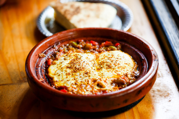 Tchouktchouka and eggs.