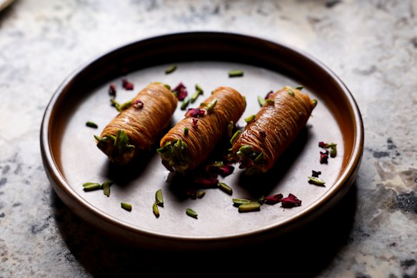 Kataifi pastry.