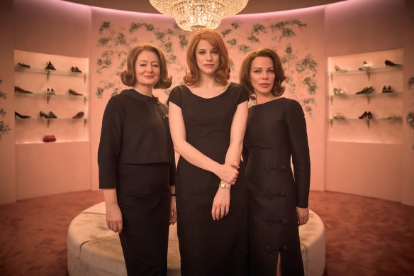 The cast of Ladies in Black (from left): Miranda Otto, Jessica De Gouw and Debi Mazar.