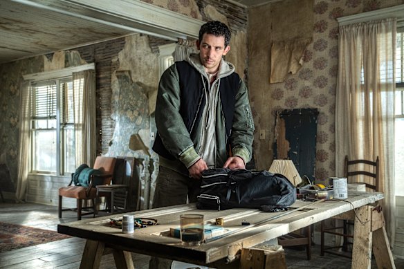 Daniel (Josh O’Connor) is on the run with valuable files stolen from a sinister company in Disclosure Day. 