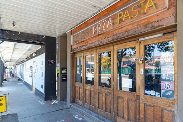 Jerry’s Pizza in Manly has suffered from cracks, shifting and settlement from construction taking place next door.