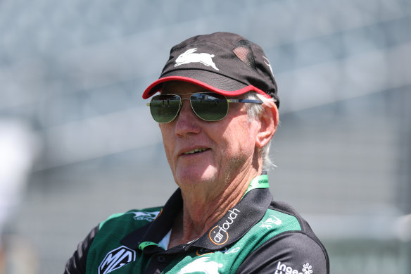 Rabbitohs coach Wayne Bennett.
