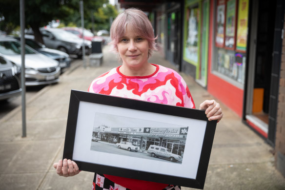 Long-time Melton resident and florist Kris Testi says downtown Melton’s glory days are long past. 