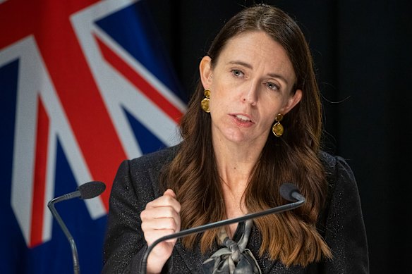 New Zealand Prime Minister Jacinda Ardern.