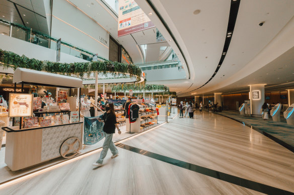 Terminal 2 and its expanded retail options.