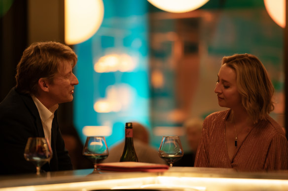 David Wenham and Asher Keddie in <i>Fake</i>.