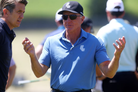 Greg Norman has had a running battle with golf’s establishment going back decades.
