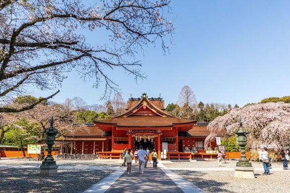 Fujisan Hongu Sengen Taisha shrine.