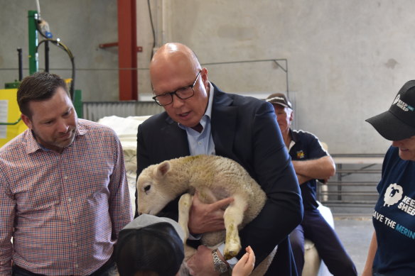 Opposition Leader Peter Dutton at the Perth Royal Show recently.