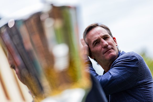 AFL boss Andrew Dillon in Sydney on Tuesday. 