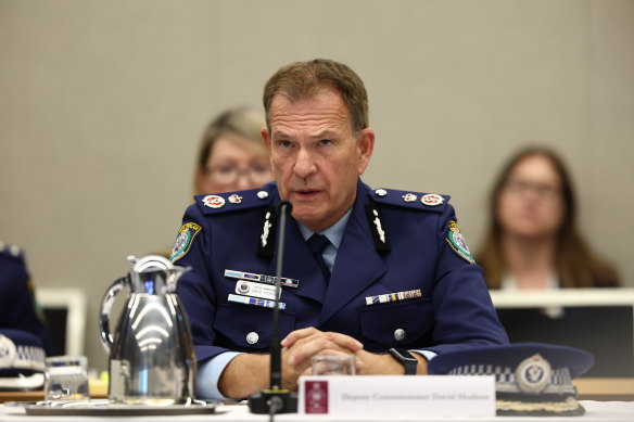 Deputy Commissioner Dave Hudson defended the now-abolished Suspect Target Management Plan policy. 