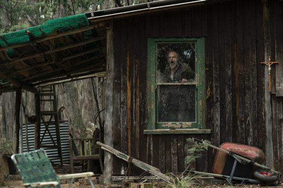 Hugo Weaving stars as Mit, the hermit, in The Rooster.