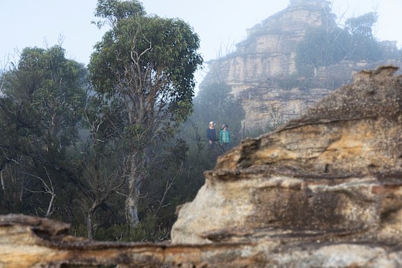 The rock pagodas in the Gardens of Stone State Conservation Area are considered globally rare.