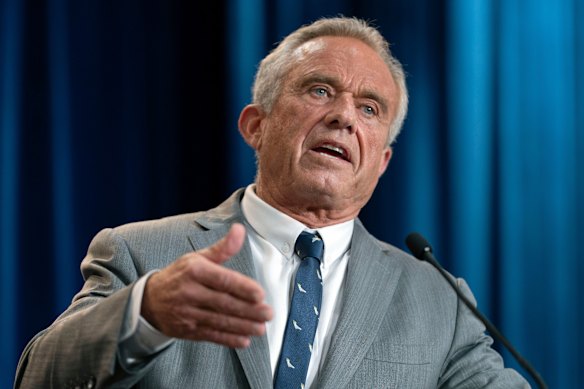 US Health and Human Services Secretary Robert F. Kennedy Jr.