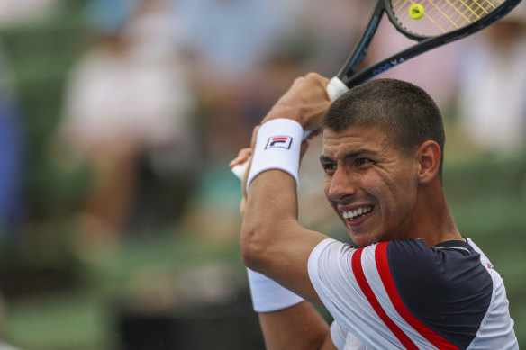 Alexei Popyrin is staying focused on his first-round match.