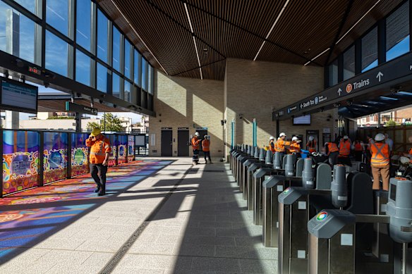 Bankstown metro station is finally set to welcome commuters.