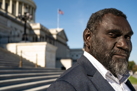 Ishmael Toroama, the president of the Autonomous Region of Bougainville, during a recent visit to Washington.