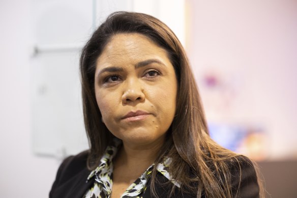 Senator Jacinta Nampijinpa Price asked David Anderson why he wasn't an Indigenous reporter stationed in Alice Springs.