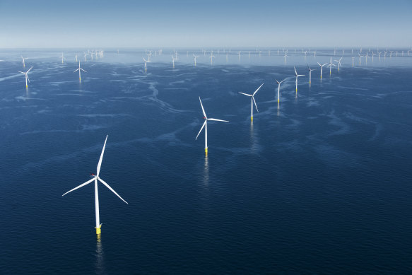 An offshore wind farm 