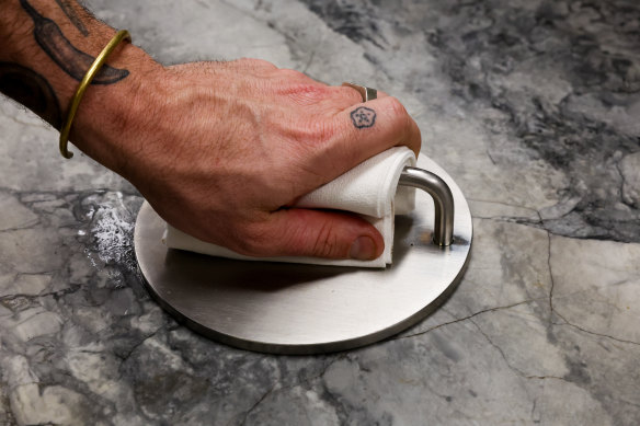 “You’re pressing everything towards the heat evenly. You’re not speeding up the process of cooking but you’re absolutely evening out those natural blemishes and making it better,” Solomon says.