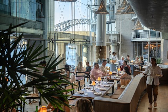 Flaminia offers views over Circular Quay.