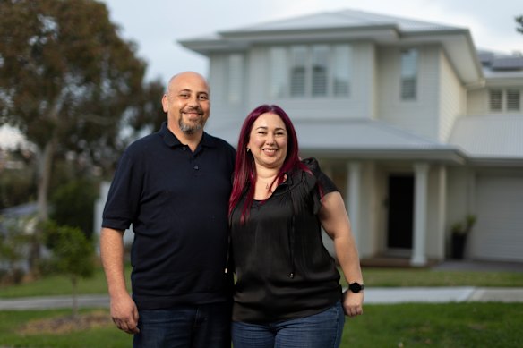 Adam Farrugia and his wife, Danielle, bought their new home in Endeavour Hills for significantly more than the $335,000 they paid for their first one.