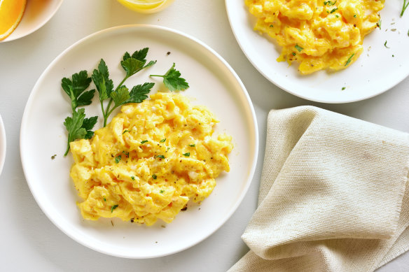 A teenage Elanor Steafel scrambled eggs very badly in her early attempts at carbonara.