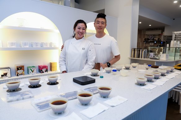Frances Song and Ji-Yoon Song at Moon Phase. 