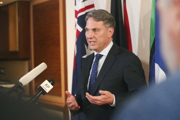 Defence Minister Richard Marles says China’s military expansion requires reassuring statecraft.