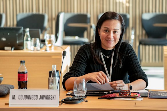 New Chair of the IOC Coordination Commission for the Olympic Games Brisbane 2032 Mikaela Cojuangco Jaworski. 