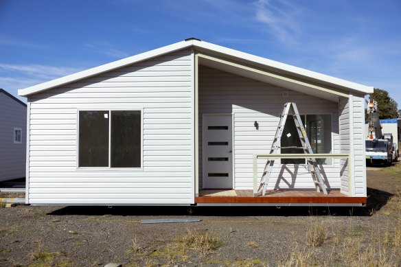 An example of modular housing, which is common in some countries. 