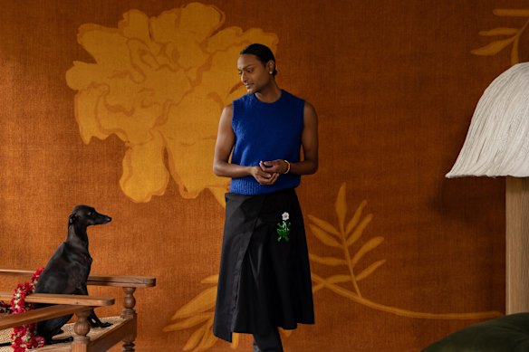 Interior designer Brahman Perera encourages his clients to experiment with clashing colours.