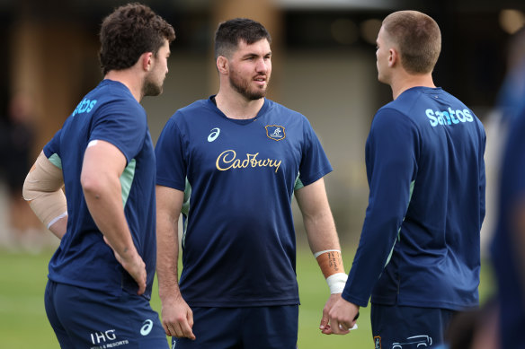 New Wallabies captain Liam Wright.