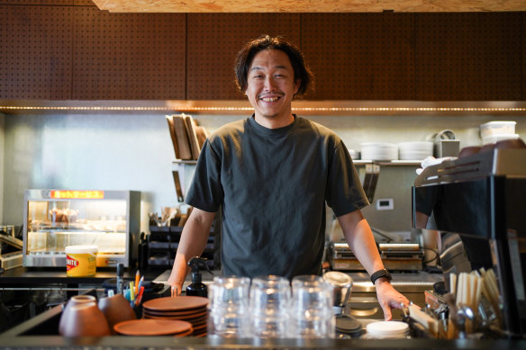Sydney-based Yu Yamamoto says business is booming for Single O’s Tokyo cafe, Hamacho, with Aussie travellers among its earliest customers.