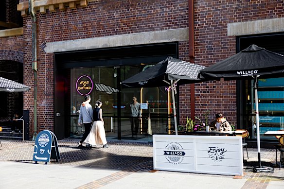 Buttered’s Chippendale boutique hotel-like premises.