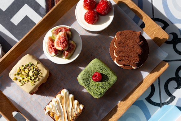Six of the best: A selection of Buttered’s delicate, picture-perfect pastries.
