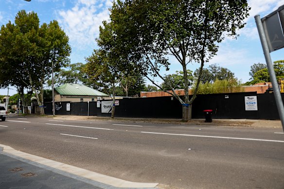 Construction works have been halted at the development site.