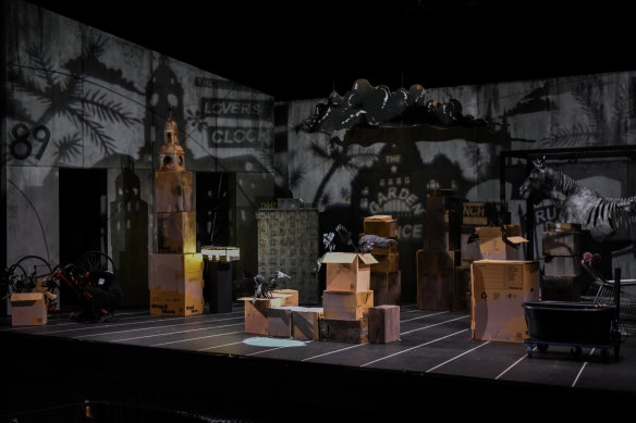 The set for Victorian Opera’s production of <i>Melbourne, Cheremushki</i>.