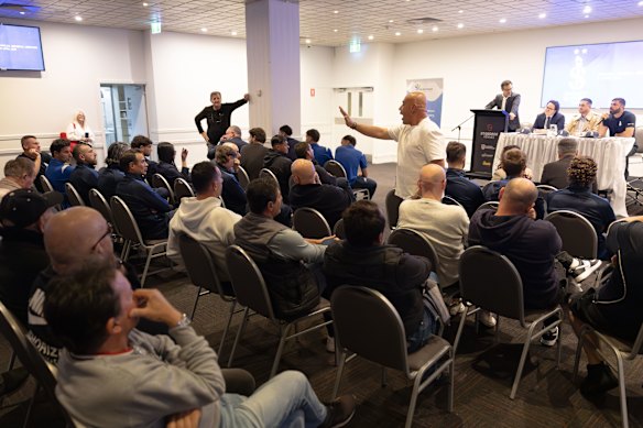 There were heated scenes at the AGM.